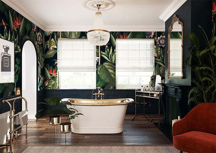 Brescia Voile, Purity - Motorised Roman Blind - Image 8